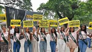 Miss Earth beauty queens, nanawagan ng zero waste sa mga sementeryo