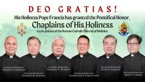 6 na pari ng Diocese of Malolos, ginawaran ng pontifical honor